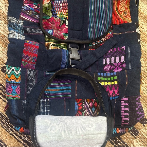 ☾ HANDMADE patchwork backpack - Picture 4 of 10